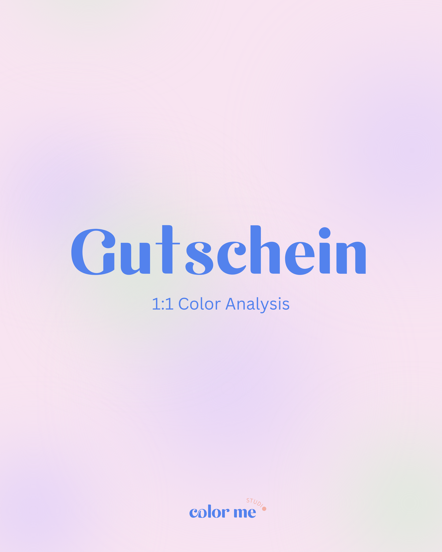 Gutschein 1:1 Color Analysis