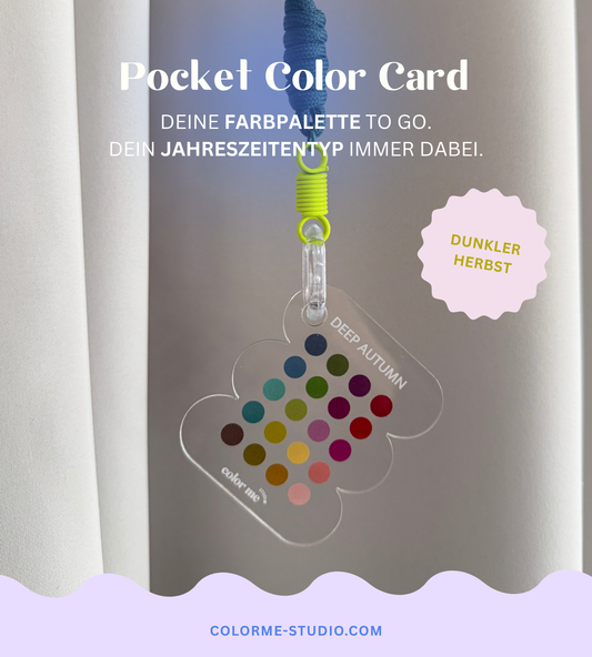Pocket Color Card Deep Autumn