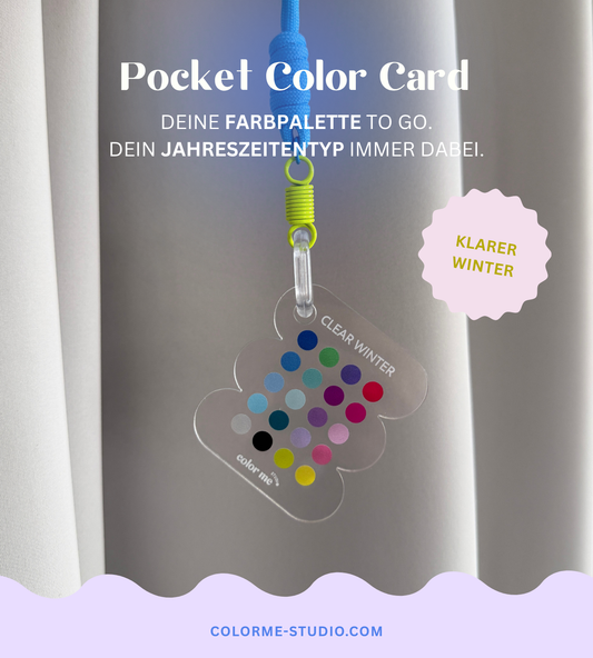 Pocket Color Card Clear Winter