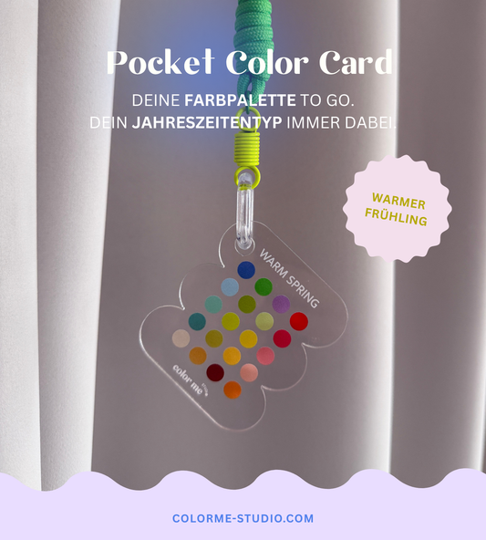 Pocket Color Card Warm Spring