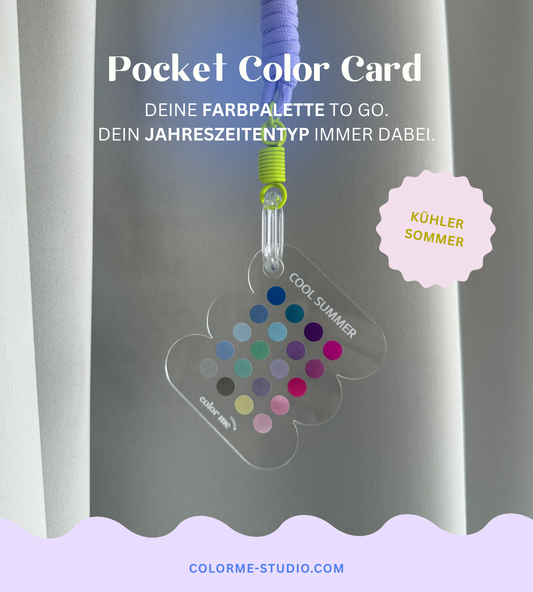 Pocket Color Card Cool Summer